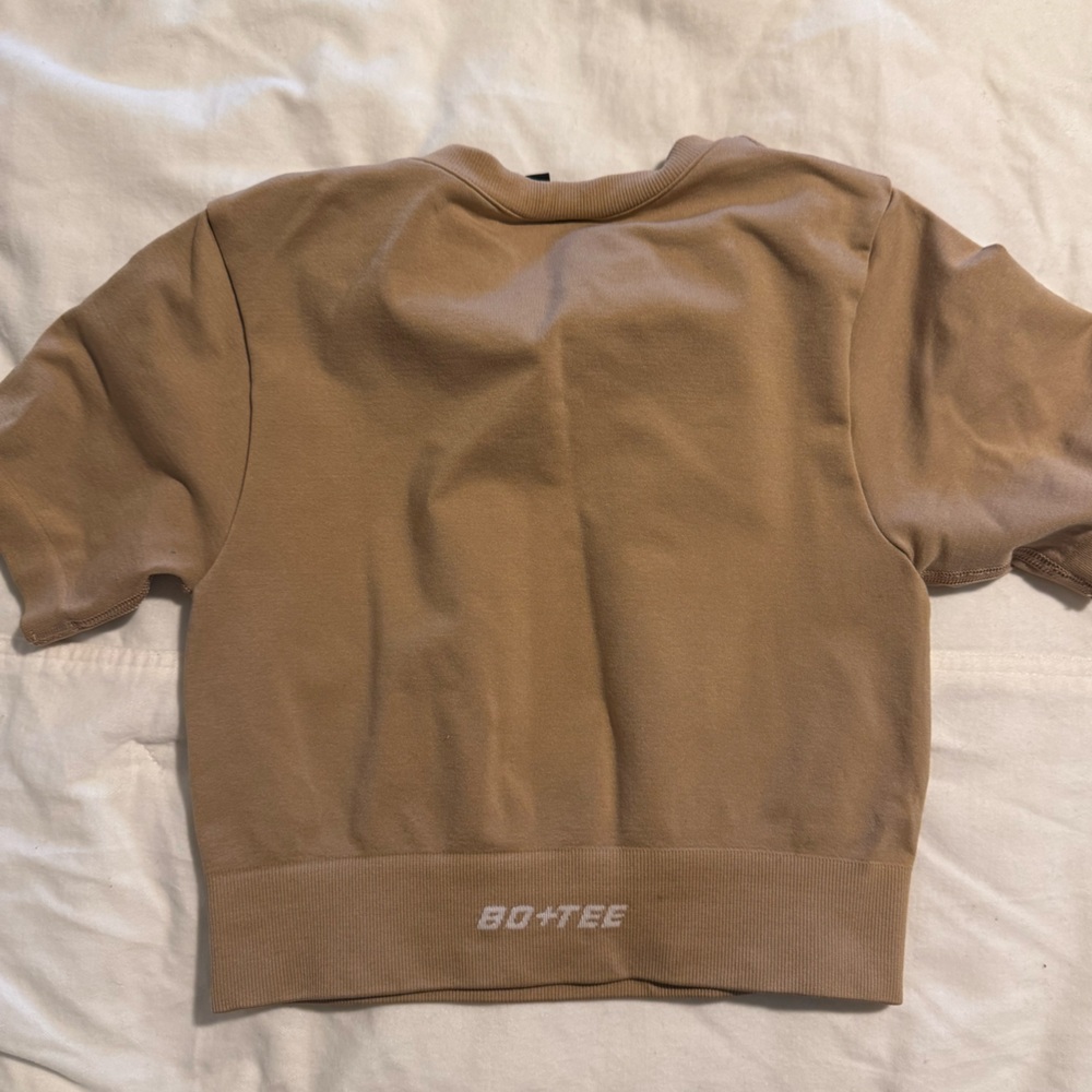 Oh Polly Tan Crop Top Classic Design